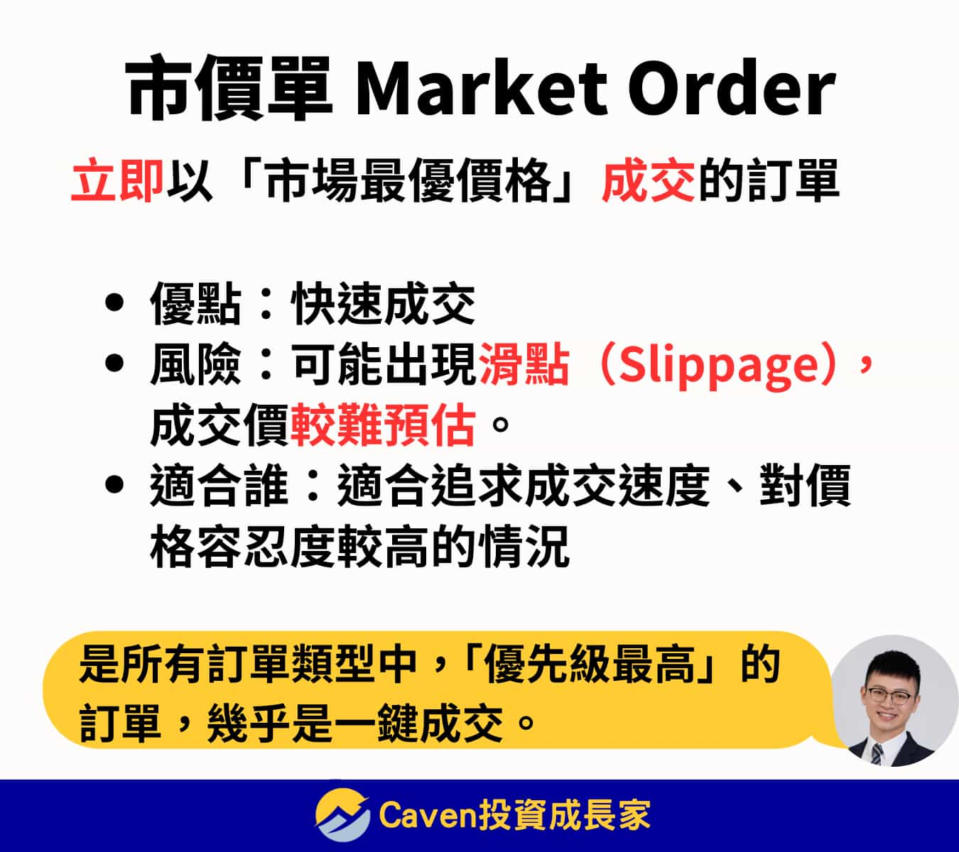 市價單 Market Order