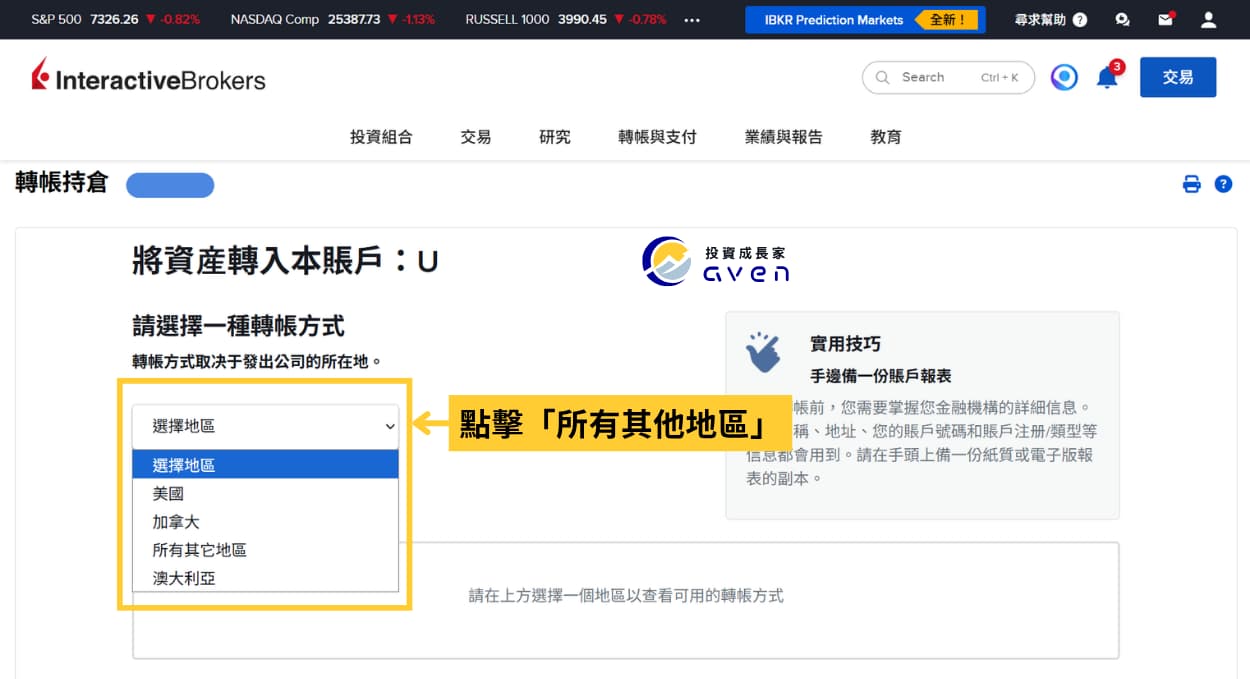 富途轉倉IB 03