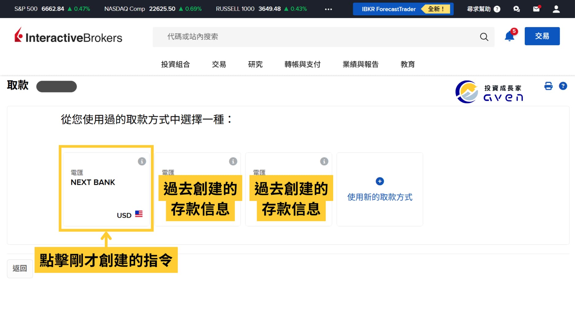 IB 出金 13