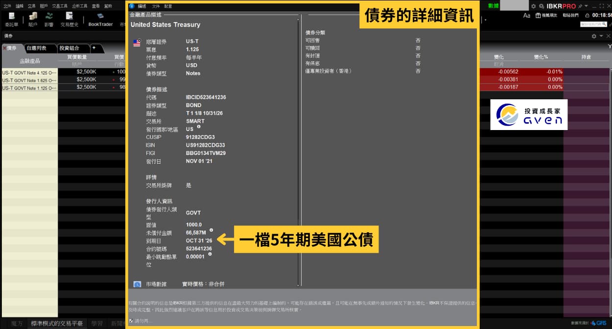 IB 買美債教學 14