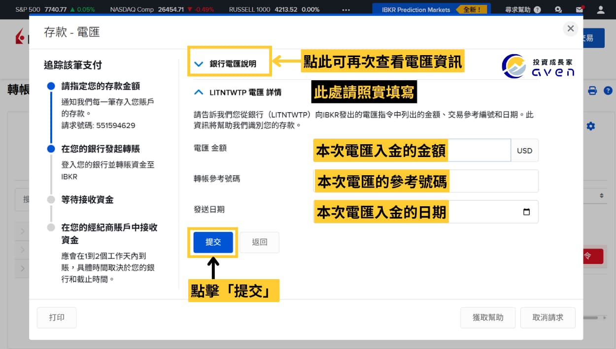 Caven - IB 入金 12