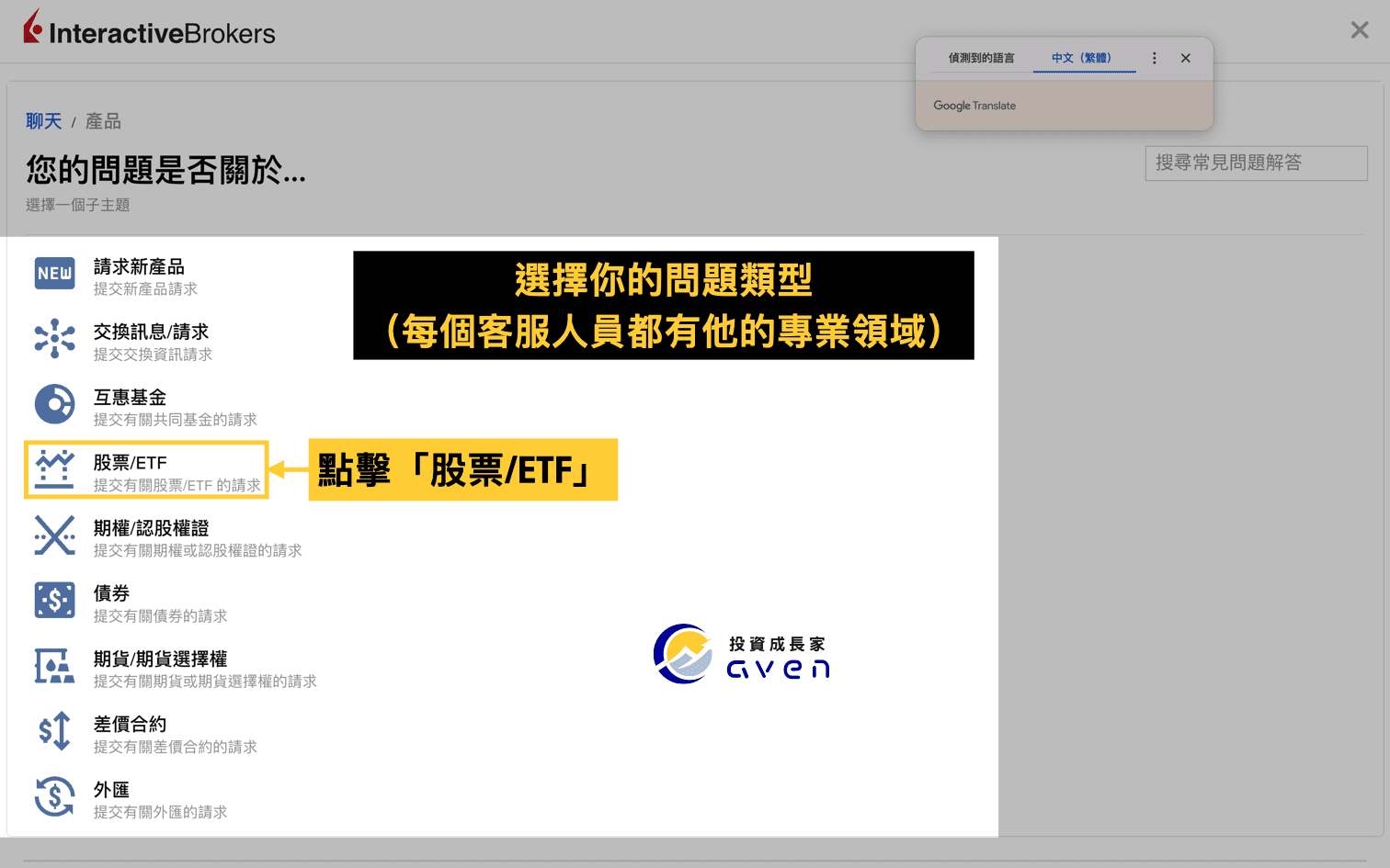 IB盈透證券 interactive brokers 台灣中文客服 6