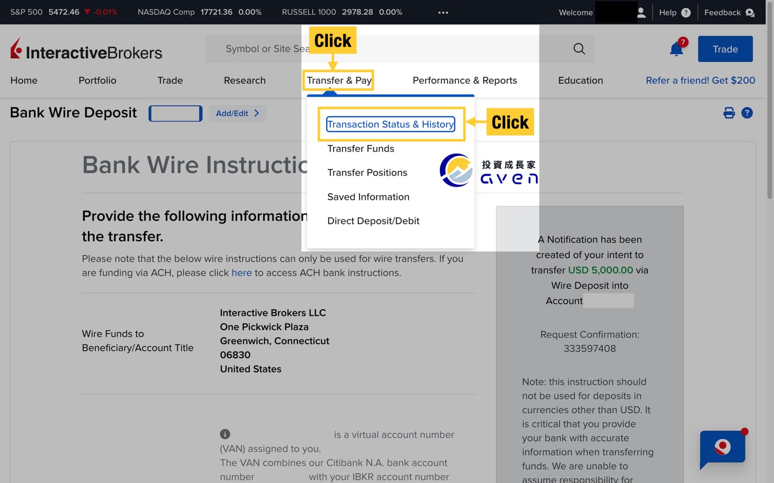 Interactive Brokers withdraw 28